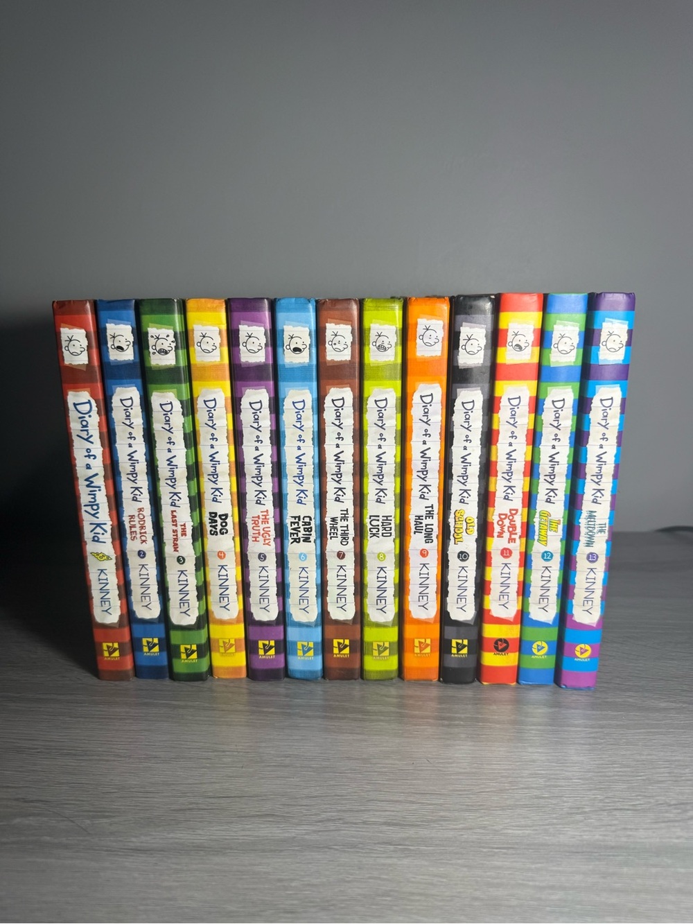 Diary of a Wimpy Kid set books 1-13 (with signed 10th book)